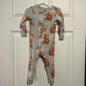 Tea Collection Fox pajamas 12-18mo